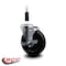 Service Caster 5'' Hard Rubber Swivel 7/8'' Expanding Stem Caster with Brake SCC-EX20S514-HRS-TLB-78 - alternate 4